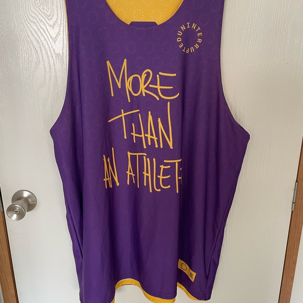 Uninterrupted “More Than An Athlete” LeBron James Reversible Jersey SZ 2XL